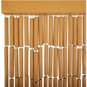 ม่านไม้ไผ่/ไม้ประดับลูกปัด แนวตั้ง ขนาด 90x200 ซม. แบบกันแสง สไตล์โบฮีเมียน สำหรับหน้าต่างทรงแปดเหลี่ยม ทนทาน เป็นมิตรกับสิ่งแวดล้อม ลายต้นปาล์มชายทะเล - Product Image 3