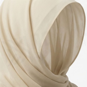 Hiyab de Chifón de Color Sólido para Mujer, Transpirable, para Uso Diario, Pañuelo Étnico de Oriente Medio - Product Image 4