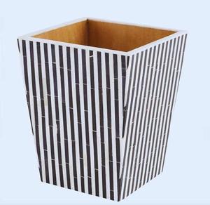 Macetero de Metal con Incrustaciones de Hueso, Hecho a Mano, Forma Redonda, Estilo Minimalista, para Decoración del Hogar, Producto de Lujo, Exportaciones al por Mayor - Product Image 3