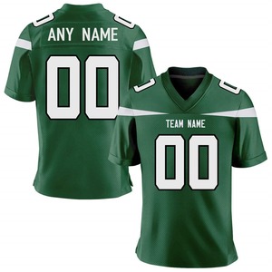 Camiseta de Fútbol Americano Negra Personalizada con Cualquier Nombre/Número Impreso en la Parte Trasera/Delantera, Diseño con Nombre del Equipo, Transpirable, Antibacteriana, de Poliéster - Product Image 2