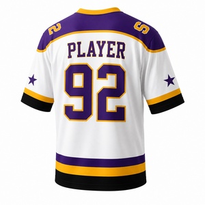 Custom Sublimated Lacrosse Uniform Set Team Name Numbers Breathable Quick-Dry 100% Polyester Jersey Shorts for Adult Unisex - Product Image 3