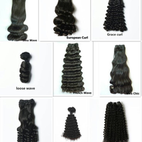 Extensions de cheveux vierges Remy ondulés sud-indiens avec closure en dentelle HD, double trame machine, 24 pouces, toutes couleurs, SV3, pointes épaisses, effet permanent