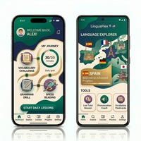 RoyalCraft RC International Enterprise Sprachlern-App für iOS, Android, Linux, Mac, Flutter - Englisch, Spanisch, Deutsch lernen