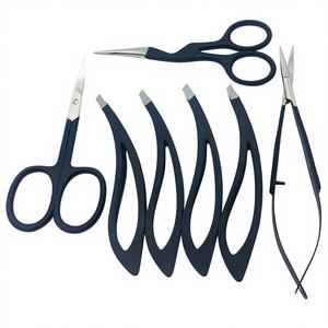 Meilleures pinces à épiler biseautées de luxe personnalisées en acier inoxydable léger, ciseaux à cuticules à ressort style oiseau, instruments de beauté - Product Image 1