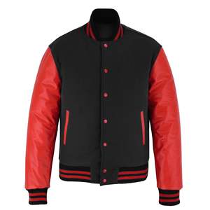 Chaqueta de exterior de alta calidad para hombre, chaqueta universitaria de béisbol personalizada OEM, chaqueta universitaria de nuevo diseño para hombre - Product Image 1