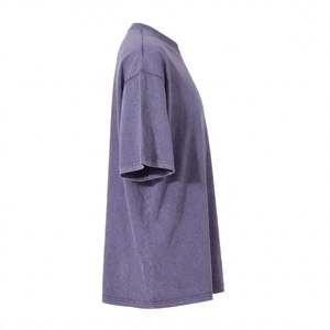 เสื้อยืดแขนสั้นผู้ชาย STAR SPEED ทรงหลวม สีพื้น ล้างสีแบบแอซิดวอช ผ้าเจอร์ซีย์คอตตอน 100% น้ำหนัก 260 กรัม แห้งเร็ว ระบายอากาศได้ดี - Product Image 5