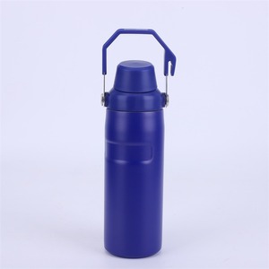 Stainless Steel <b>Double</b> <b>Wall</b> Vacuum Tumbler with Handle and Lid Leak-Proof Eco-Friendly Classic Outdoor Bottle - Product Image 1