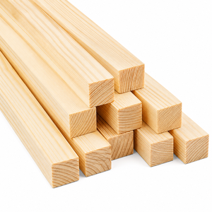 Square Solid Wood Crafts From Vietnam Easy-to-Cut-and-<b>Paint</b> DIY Components for Wooden Boxes Wall Signs Home Decorations - Product Image 1