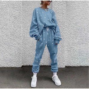 New Style Tie Dye Women's Tracksuit Drawstring Long Sleeve 2 Piece Set High Waist Running Suit 2021 Casual Sets Sweat Suit - Product Image 6