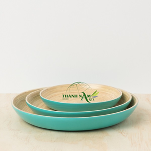 Platos de bambú vietnamita cuidadosamente tejidos reconectándose con la naturaleza a través del arte de las manos locales - Product Image 4