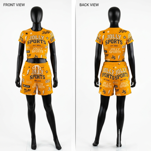 Women Cotton Jersey 200 GSM Black T Shirt Short Set Soft Breathable Fabric <b>Rhinestone</b> Custom Logo 100% Cotton Crop <b>Top</b> & Shorts - Product Image 6