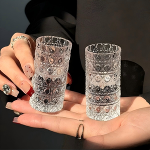 Vasos de Chupito de Vidrio Cuadrados o Redondos, Estilo Europeo, Base Gruesa, Transparentes, Personalizables con Logotipo, para <span class=keywords><strong>Bar</strong></span>, Fiestas, Hogar, Degustación de Whisky, Vodka y Tequila - Product Image 2