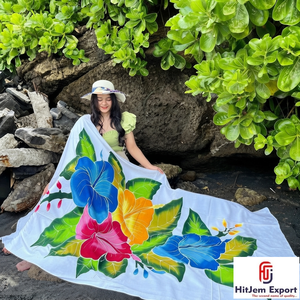 Custom Chiffon Printed Sarong Soft <b>Beach</b> Wrap Women Swimwear Cover Up Hawaii OEM ODM Customized Manufacturing Service Provider - Product Image 5