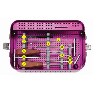 Kit d'instruments pour vis canulées en traumatologie, collection complète d'instruments chirurgicaux orthopédiques pour la réparation osseuse et la pose d'implants - Product Image 6