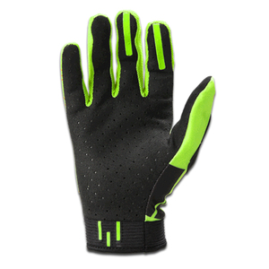 Gants de motocross jaunes à doigts entiers avec paume antidérapante et design à panneaux pour une utilisation en extérieur - Product Image 6