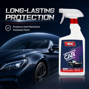 4X Champú para Auto sin Agua, Spray de Cera, Limpiador de Polímero de Carnauba y Silicona, Pulidor, Brillo, Protección de Pintura, Detallador - Product Image 4