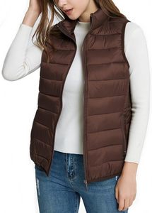 <b>Women's</b> Lightweight Breathable Insulated Puffer Vest OEM Manufacturer Custom Logo <b>Sleeveless</b> Quilted <b>Jacket</b> Stand Collar Casual - Product Image 5
