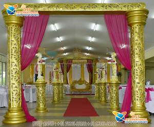 Grand Manavarai Mandap Porte de bienvenue de style moderne pour salles de mariage Porte d'entrée élégante Manavarai - Product Image 2