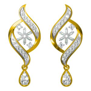Wholesale 925 Sterling <b>Silver</b> Gold Plated CZ <b>Earrings</b> for Women Handmade <b>Silver</b> <b>Drop</b> <b>Earrings</b> Bulk Product - Product Image 1