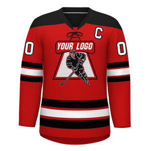 Jersey de Hockey sobre Hielo con Diseño Elegante y Detalles Personalizados para Equipos, Torneos y Partidos, Jersey de Alto Rendimiento Personalizado para Equipos - Product Image 5