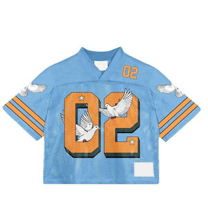 Camiseta de malla retro, atuendo informal moderno, diseño de malla ligero, camiseta de malla retro, estilo urbano vintage, estilo cómodo de verano - Product Image 1