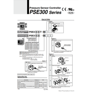 PSE302-LB ควบคุมเซนเซอร์ความดันดิจิตอลนิวเมติก SMC - Product Image 2