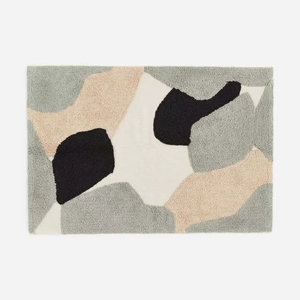 Tapis de bain personnalisés uniques, séchage rapide, design élégant, en coton, fabrication mécanique, pour salles de bain, par INDIAN TEXTILES H/L - Product Image 1