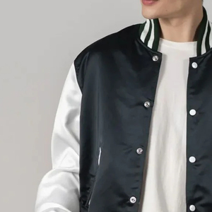 Veste universitaire classique en satin pour homme, nouvelle arrivée, vêtements d'hiver, vestes en satin en vente en ligne - Product Image 3