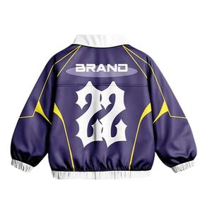 Ensemble de survêtement d'hiver respirant et léger personnalisé, coupe-vent, deux pièces, fermeture éclair réfléchissante, polyester/nylon, veste et pantalon de survêtement - Product Image 5