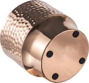 Pot de fleurs en cuivre martelé, pot de plantes d'intérieur en cuivre, pot de fleurs décoratif en cuivre, pot de jardin en cuivre, pot en métal - Product Image 3