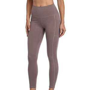 Leggings Deportivos de Spandex Transpirables con Patrón Geométrico Personalizado, Sin Costuras Frontales, Cintura Alta, para Yoga, Mujer - Product Image 1