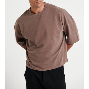 2026 Casual Front High Quality Regular Fit <b>Printed</b> T-Shirts Bottom Cropped Seamless 100% Polyester Oversize Eco-Friendly - Product Image 4
