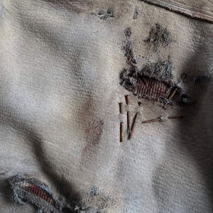 Sweats à capuche surdimensionnés pour hommes, délavés à l'acide, effet usé, vintage, déchirés, avec logo personnalisé, grammage lourd, vente en gros - Product Image 6