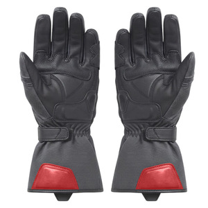 ถุงมือแข่งรถ SAAR INDUSTRIES รุ่น Alpha แบบเต็มนิ้ว ป้องกันฝ่ามือด้วยหนัง รองรับหน้าจอสัมผัส ระบายอากาศได้ดี สายรัดข้อมือปรับได้ พร้อมแถบตีนตุ๊กแก - Product Image 5