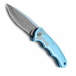 Couteau à lame fixe artisanal SHARP POINT TRADES Sheepsfoot, bord droit, manche en cuir, qualité industrielle, épaisseur 0,5 mm, garantie 3 ans - Product Image 4