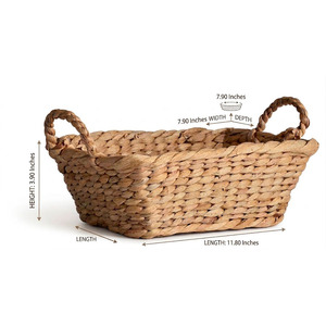 Water Hyacinth <b>Basket</b> - Product Image 5