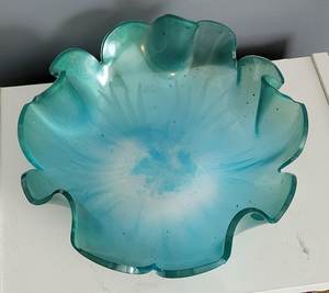 Belle coupelle décorative faite à la main, idées de décoration intérieure, art en résine pour servir - Product Image 1