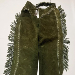 Leather Western Horse <b>Chaps</b> Unisex Suede Equestrian <b>Chaps</b> Adjustable Fit Black Synthetic <b>Riding</b> <b>Chaps</b> Lightweight - Product Image 2