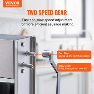 Machine verticale manuelle de remplissage de saucisses 15L 304 équipement de remplissage de saucisses à haute efficacité en acier inoxydable - Product Image 2