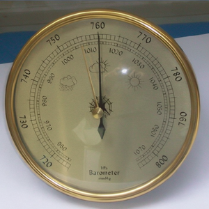 Barómetro Aneroide de Aluminio DDRS de Alta Calidad, Modelo HM-GC006, Rango de Medición de 800 mmHg, Instrumento Geográfico - Product Image 1
