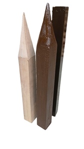 Estacas cuadradas vietnamitas de madera con patrón de palo único Muebles agrícolas secos con diseño puntiagudo - Product Image 2