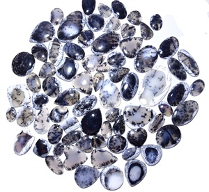 Top India Gemstones Natural Dendrite <b>Opal</b> Cabochon Loose Quartz Gemstone for Jewelry Making Direct From India - Product Image 1