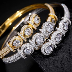 Most Selling 925 <b>Silver</b> Rhodium Plated Brilliant Cut Moissanite <b>Charm</b> <b>Bracelets</b> for Women's Wedding Engagement Anniversary Party - Product Image 4