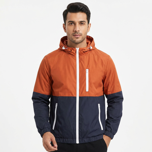 Custom Men's <b>Lightweight</b> Windbreaker <b>Jacket</b> <b>Waterproof</b> Outdoor Breathable Sportswear Windproof Slim Fit Coat for <b>Running</b> Hiking - Product Image 1