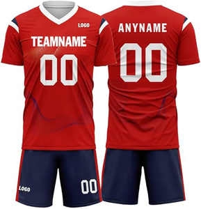 Customized Logo Quick Dry Football Jersey Sports Kit Training Wear Set <b>Soccer</b> Uniform Football Full Set Manufacturer - Product Image 1