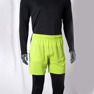 Best Selling Double <b>Layer</b> Men Awrah Covering Knee Length Gym Running Active Wear Compression Lining Shorts <b>Mid</b> Waist Shorts - Product Image 6