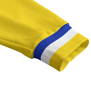 Cardigan en laine/cachemire épaisse Sigma Gamma Rho pour l'hiver, jaune, bleu, blanc, boutons en bois, poches plaquées |   Vêtements en polaire tricotée Greek Life - Product Image 6