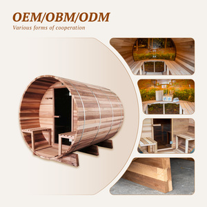 Motor de Terapia de Contraste: Sauna de Barril de Cedro Rojo para Combinar con Enfriadores de <span class=keywords><strong>Baños</strong></span> de Hielo |   WiFi Inteligente |   Venta al por Mayor de Fábrica Aprobada por ETL - Product Image 5