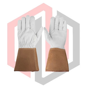 Guantes de Jardinería Resistentes al Fuego, de Cuero Dividido, Cosidos, Sin Silicona, Sin Polvo, 14 Pulgadas - Product Image 1