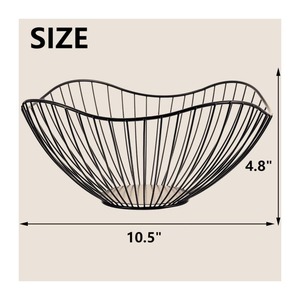 Gold Metal Fruit <b>Basket</b> Decorative Fruit Holder For Guest Serving And Entertaining And <b>Gift</b> Hamper Arrangement From India - Product Image 2